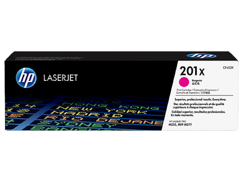 HP 惠普 201X 高打印量洋紅原廠LaserJet 碳粉盒