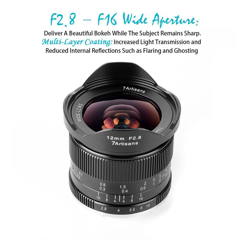 7Artisans 12mm F/2.8 (Canon EOS-M) Lens