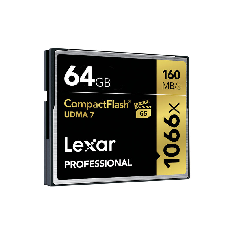 Lexar Professional 1066x CompactFlash Card 64GB Memory Card