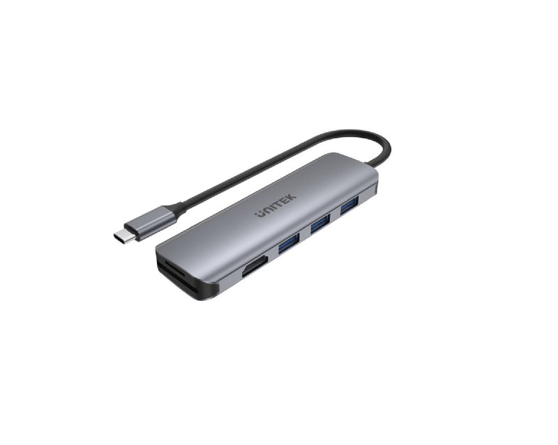 UNITEK H1107F uHUB P5+ 6合1 USB-C 集線器