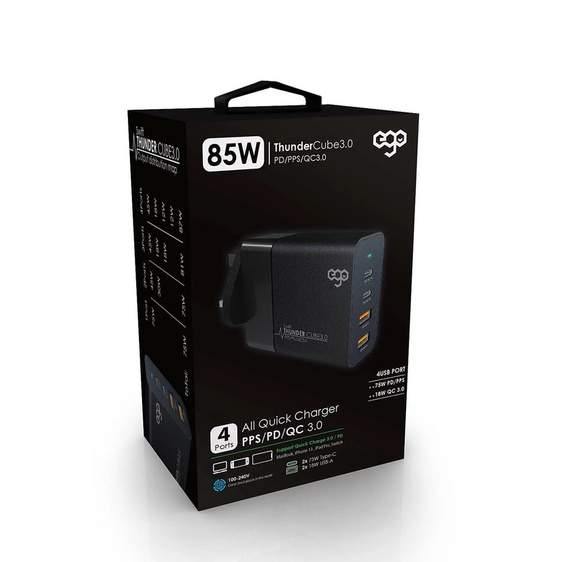 ego 85W Thunder Cube 3.0 4輸出充電器 充電器