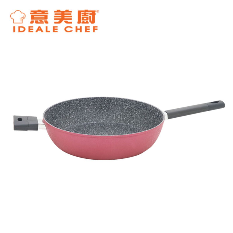 Ideale Chef 鍛造鑄鋁雲石紋易潔32X7.8CM單柄深煎鍋