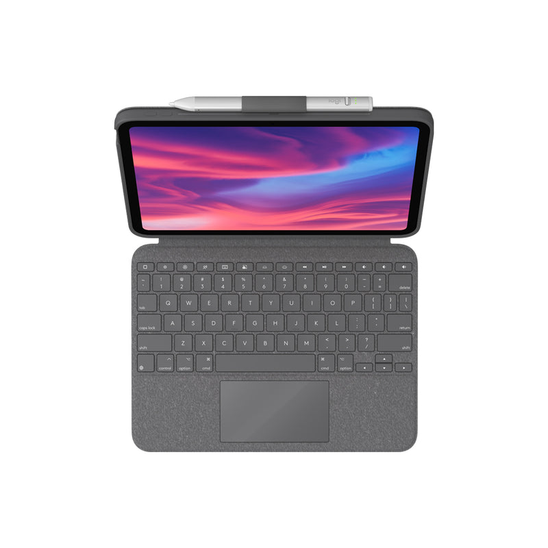 LOGITECH Combo Touch - iPad (A16 2025 or 10th gen 2022) Keyboard Case with Trackpad