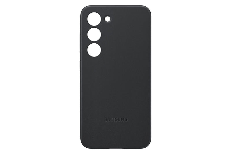 SAMSUNG Galaxy S23 Leather Case (Black) Mobile Phone Case