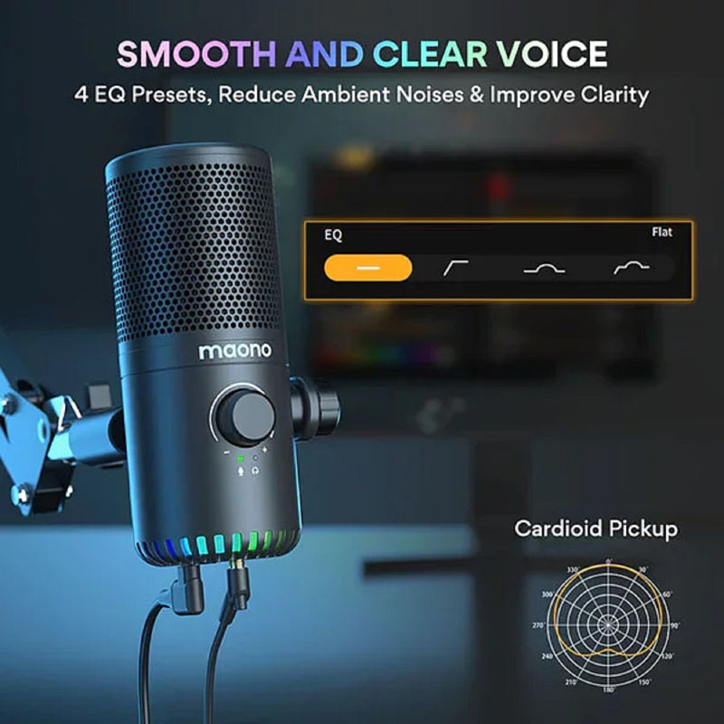 maono DM30 RGB Condenser Microphone