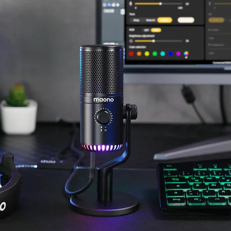 maono DM30 RGB Condenser Microphone