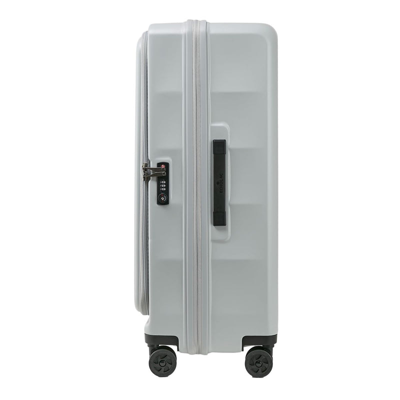 ECHOLAC SQUARE FX Front Opening Zipper Suitcase PC263