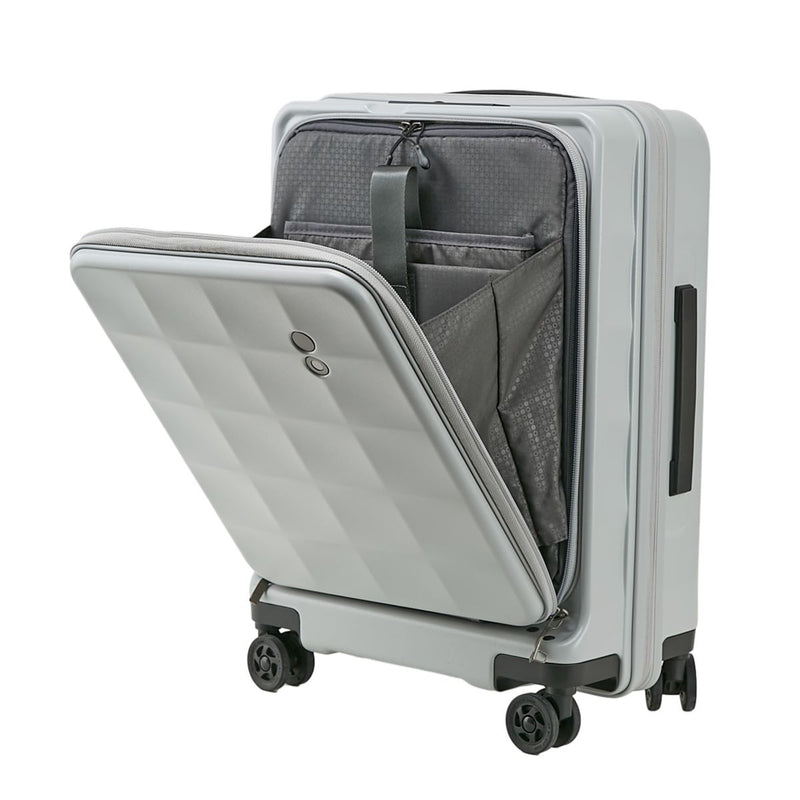 ECHOLAC SQUARE FX Front Opening Zipper Suitcase PC263