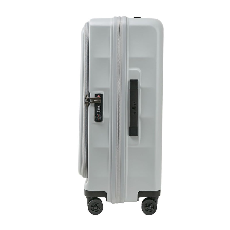 ECHOLAC SQUARE FX Front Opening Zipper Suitcase PC263