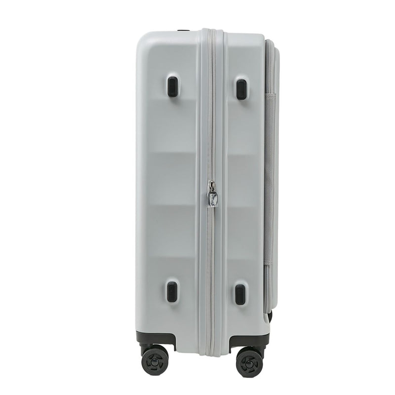 ECHOLAC SQUARE FX Front Opening Zipper Suitcase PC263