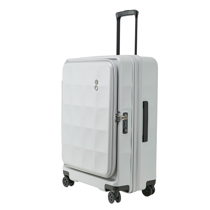 ECHOLAC SQUARE FX Front Opening Zipper Suitcase PC263