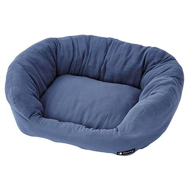 Petio Porta Double Gauze Soft Dog Bed (Iron Blue-L) (W26737)