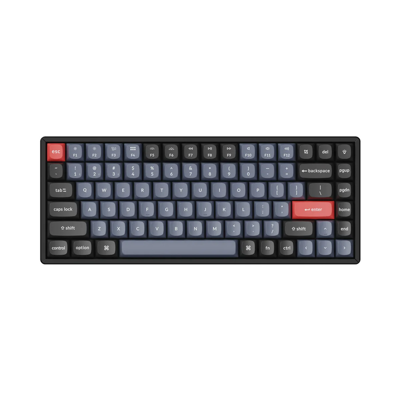 Keychron K2P-J1 K2 Pro Aluminum Frame Wireless Custom Mechanical Keyboard - RGB, Hot Swappable (Red Switch)