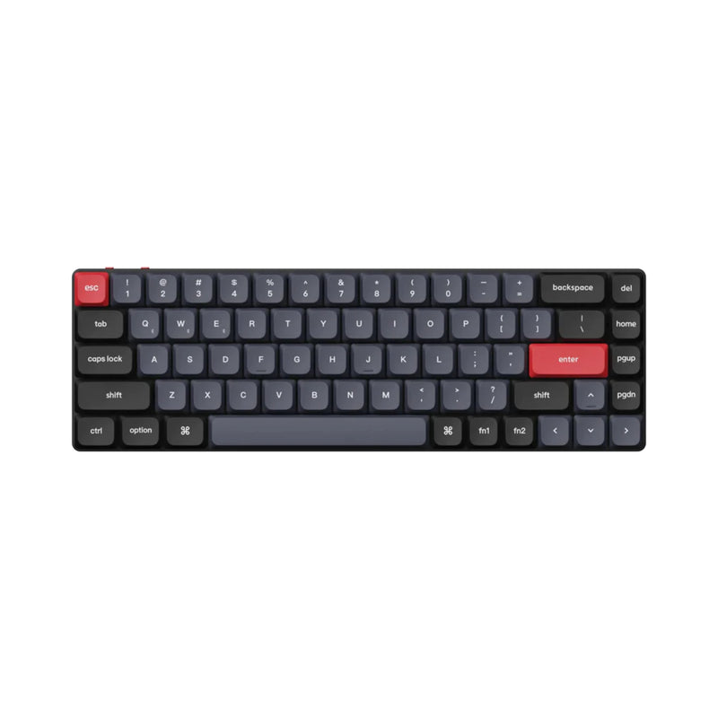 Keychron K7P-H1 K7 Pro Wireless Custom Mechanical Keyboard - RGB Backlight, Hot Swappable (Red Switch)