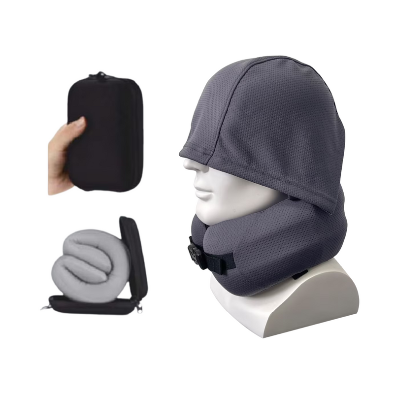 SMARTRIP EASYNAP Pocketable Hoodie Neck Pillow With Case (CoolPass fabric)