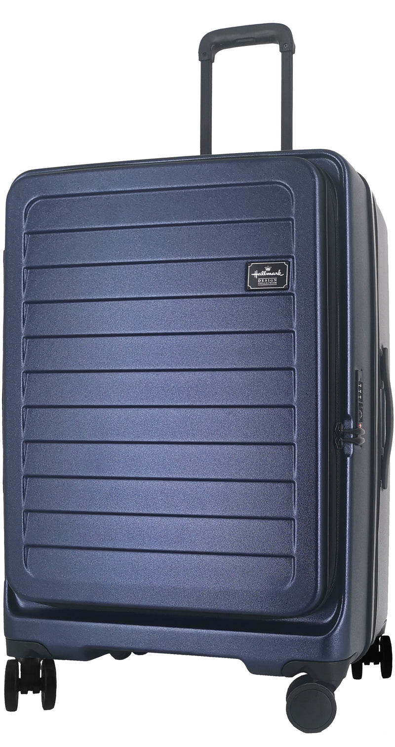 HALLMARK PC Japan Hinomoto wheels Front Opening Luggage with Zipper HM842T