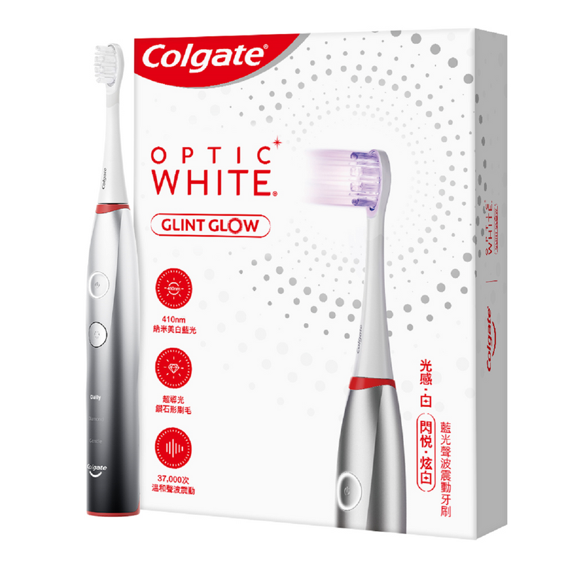 Colgate 高露潔 Glint Glow 光感白閃悅美白聲波震動電動牙刷