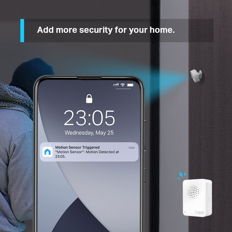 TP-Link Tapo T100 Smart Motion Sensor (Tapo Smart Hub H200 is required)