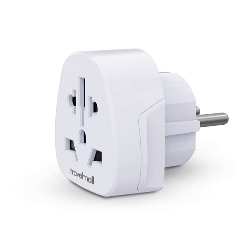 Travelmall Travel Adaptor World to Europe/Korea Travel Adaptor