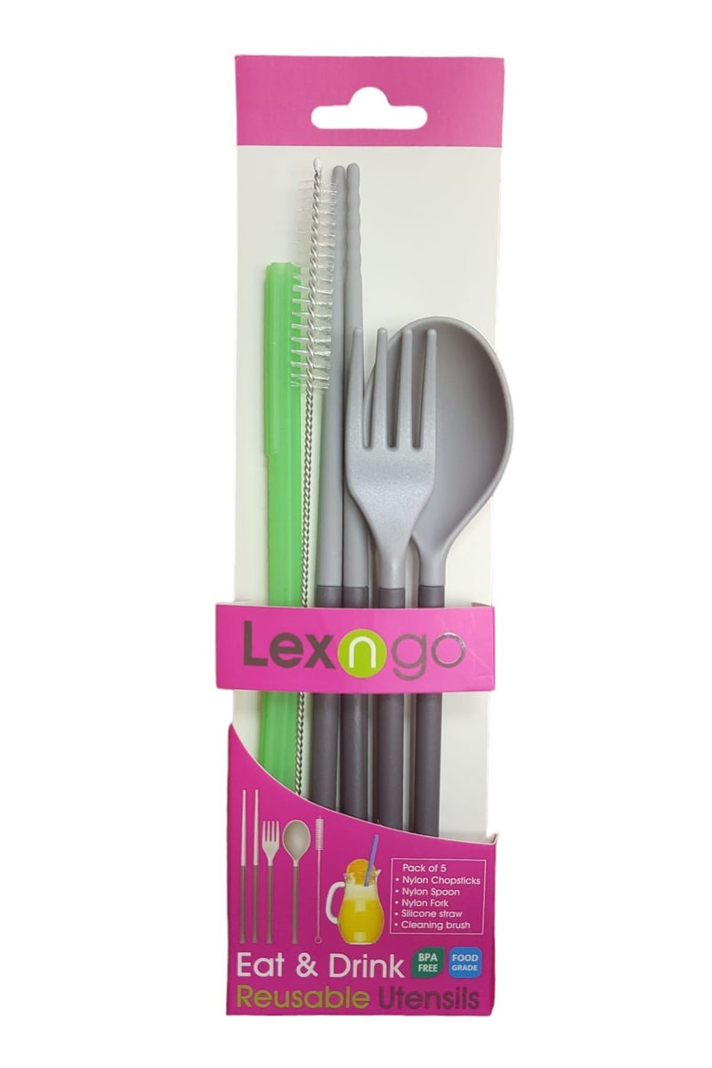 Lexngo 可重複使用餐具套裝