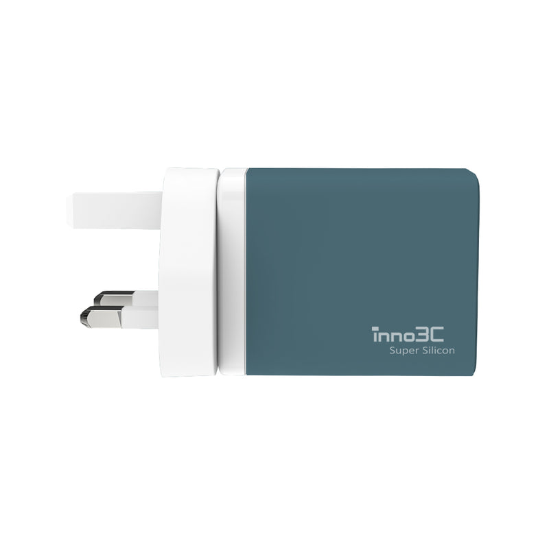 inno3C i-70WT Super Silicon 70W 3-Ports Travel Fast Charger