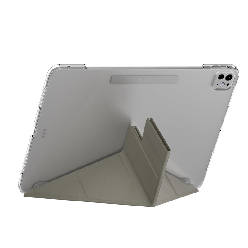 SwitchEasy Origami Nude for iPad Pro 13" (M4) 全方位支架透明背蓋保護殼