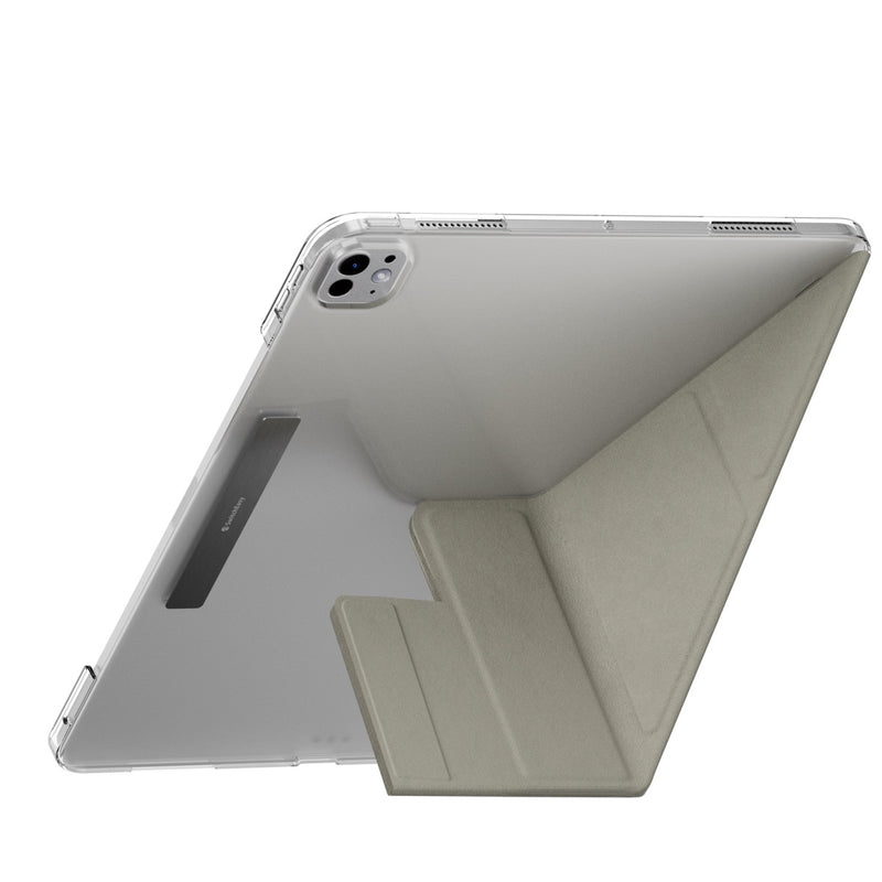 SwitchEasy Origami Nude for iPad Pro 13" (M4) 全方位支架透明背蓋保護殼