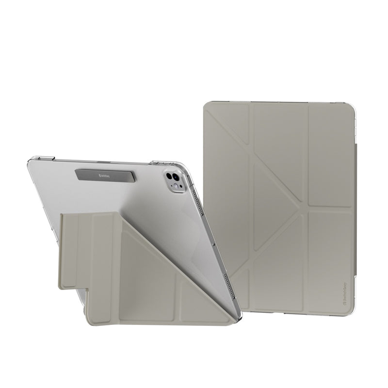 SwitchEasy Origami Nude for iPad Pro 13" (M4) 全方位支架透明背蓋保護殼