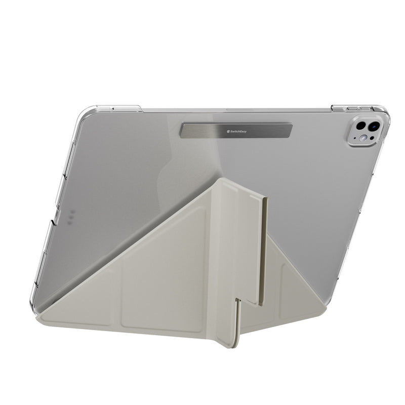 SwitchEasy Origami Nude for iPad Pro 13" (M4) 全方位支架透明背蓋保護殼