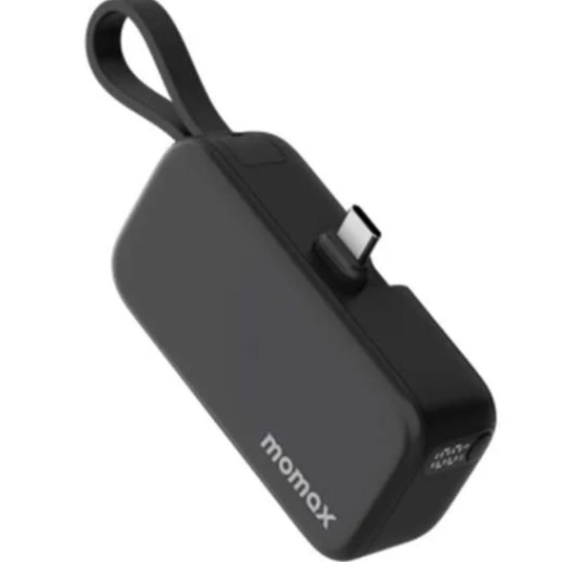 Momax 1-Power Mini 5000mAh 内置可折叠USB-C移動電源 移動電源