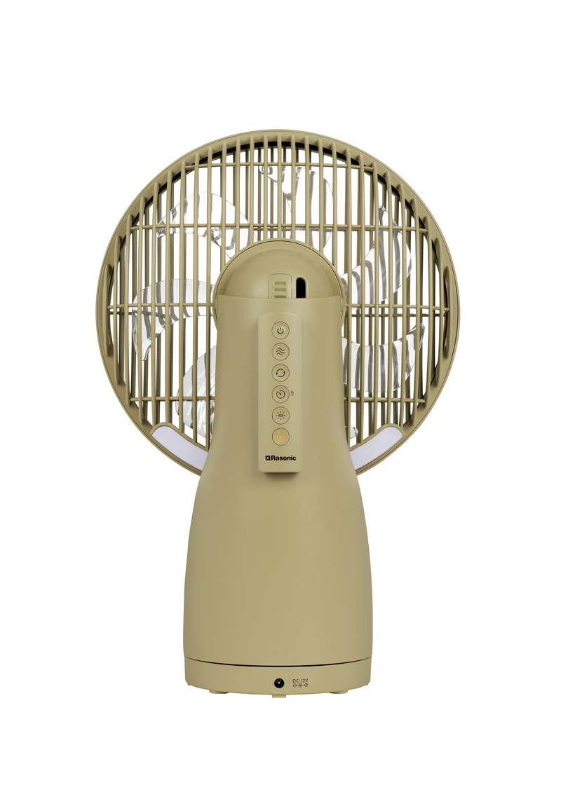 RASONIC O-Fan 9" with Light Stand / Desk Fan