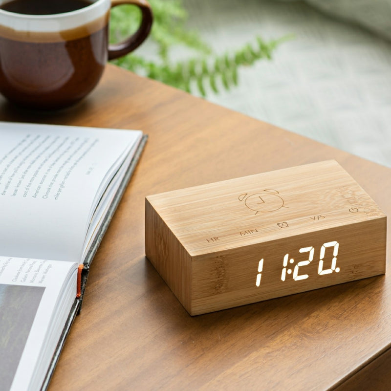 Gingko Design Flip Click Clock