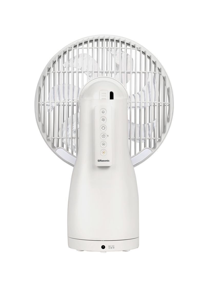 RASONIC O-Fan 9" with Light Stand / Desk Fan