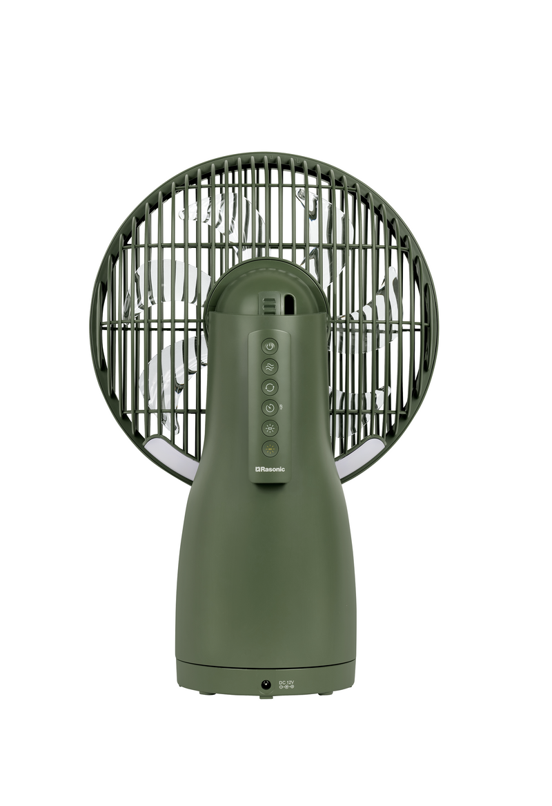 RASONIC O-Fan 9" with Light Stand / Desk Fan