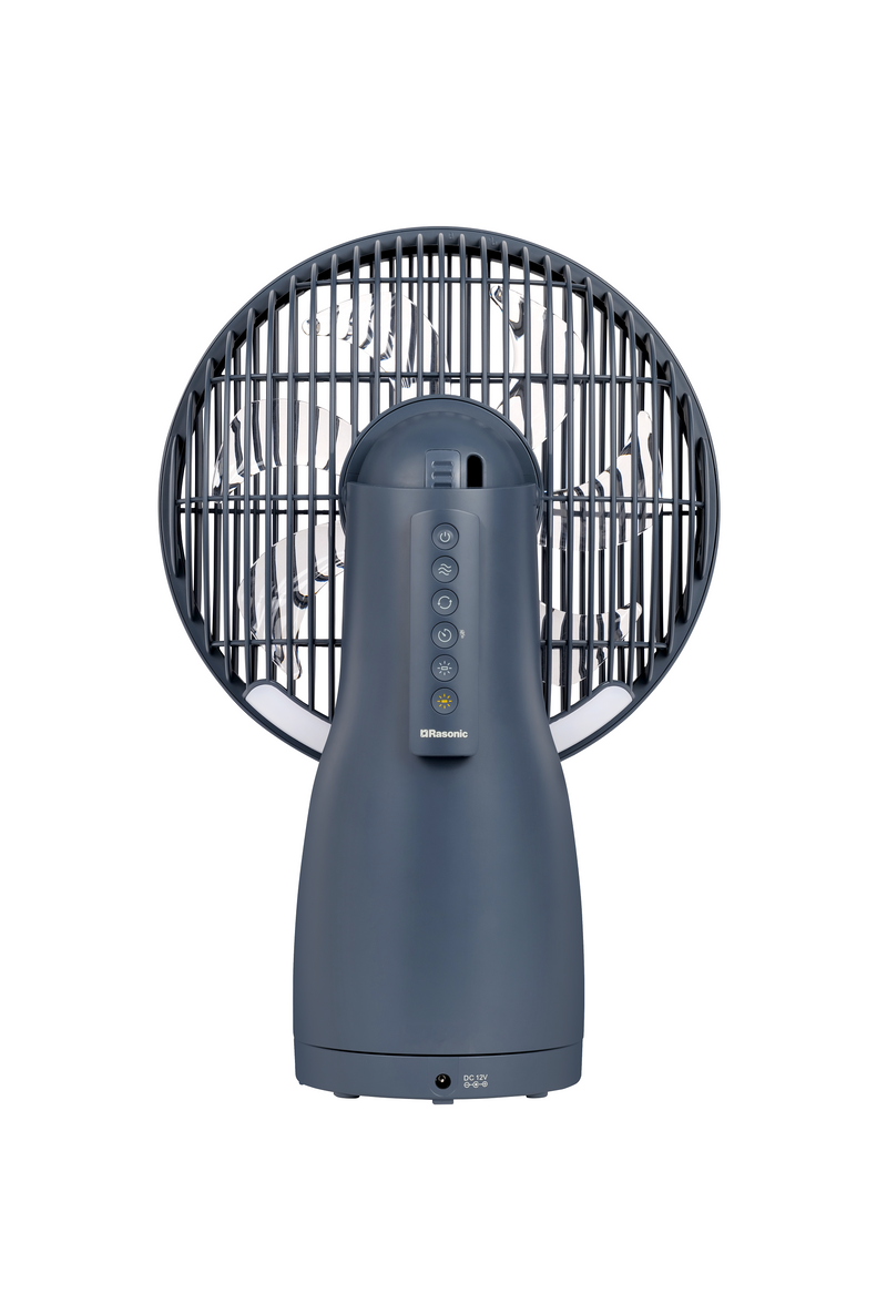 RASONIC O-Fan 9" with Light Stand / Desk Fan