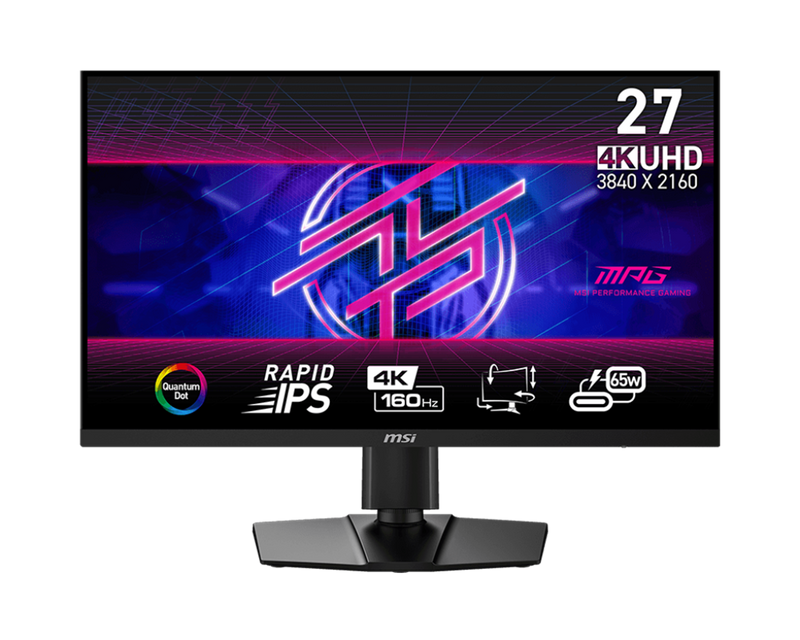 MSI MPG 274URF QD 27" 4K Rapid IPS 160Hz Quantum Dot Gaming Monitor