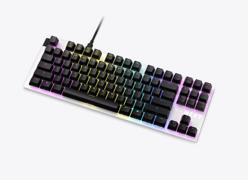 恩傑 NZXT Function RGB 短版 TKL 機械式遊戲鍵盤 - 熱插拔線性紅軸