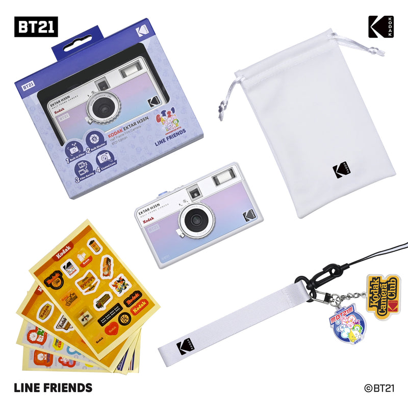 KODAK Half Frame Film camera BT21 Edition Package Set