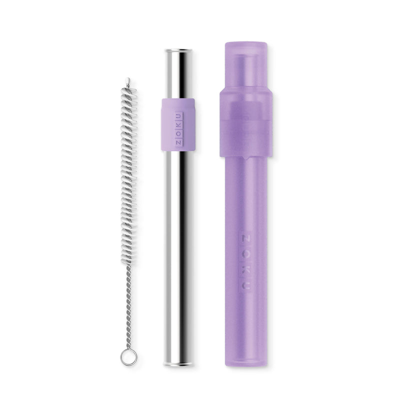 ZOKU Purple Jumbo  Pocket Straw