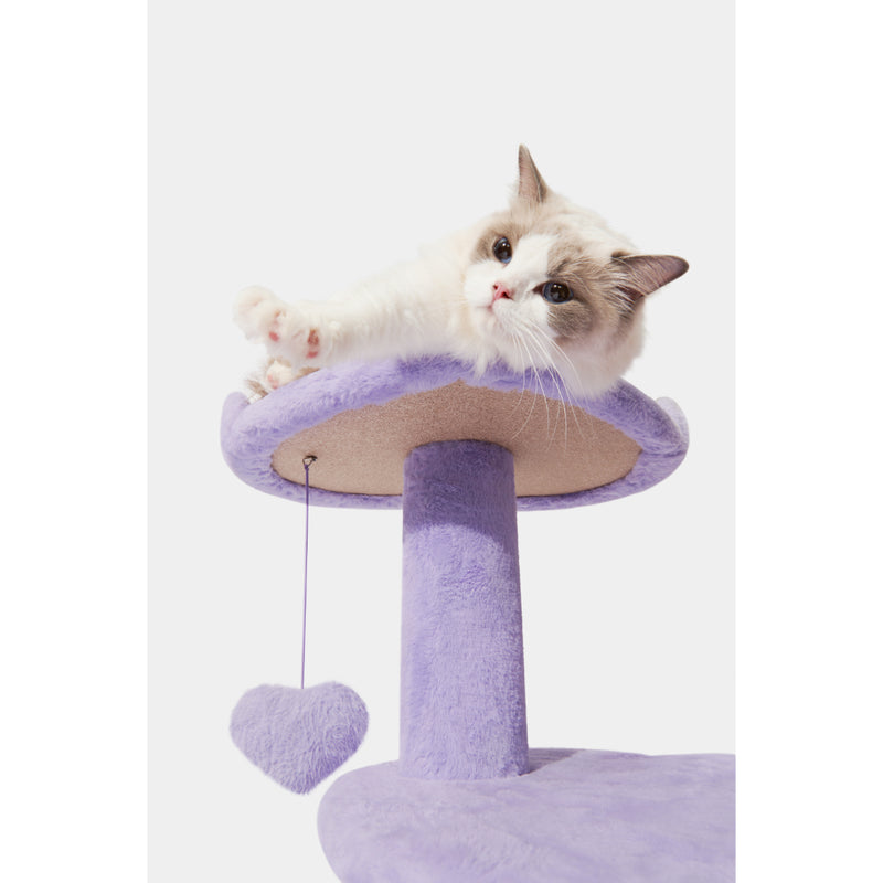 Vetreska Heartpurrple Cat Climber (Three Platforms)