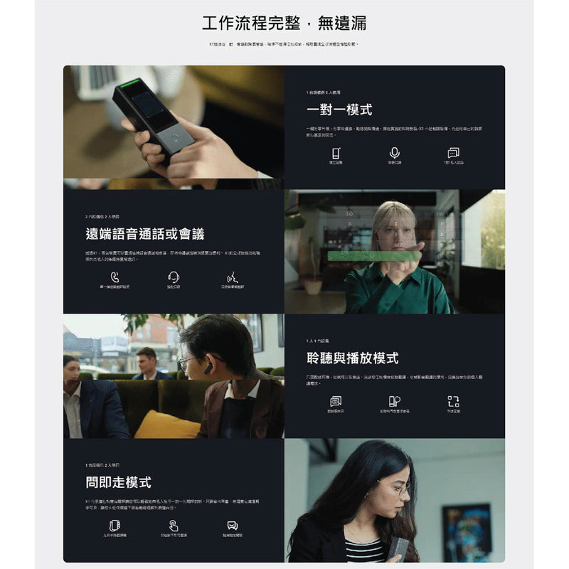 Timekettle X1 AI 多功能翻譯機