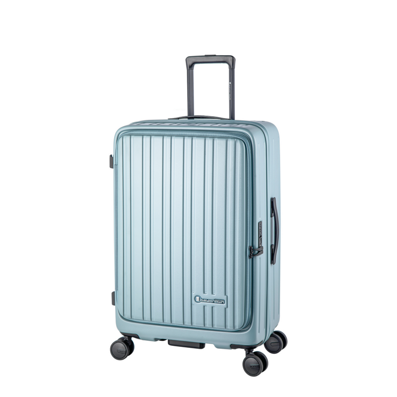 Daycrown 8528 Front Open Expandable Hinomoto Wheels Suitcase Luggage