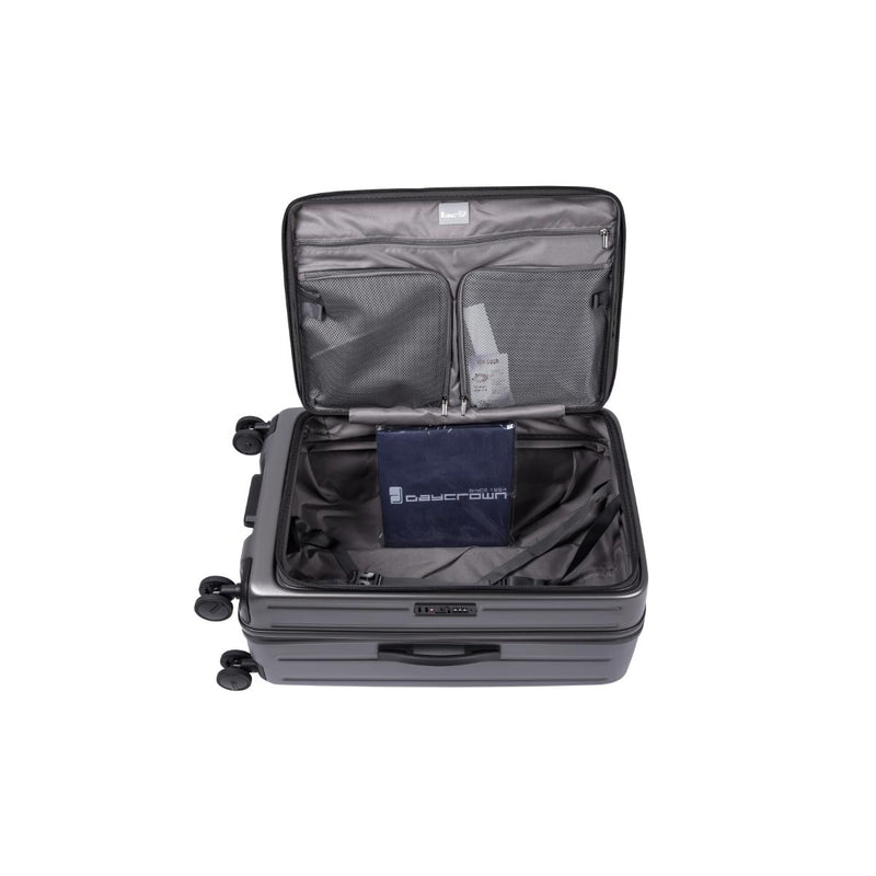 Daycrown 8528 Front Open Expandable Hinomoto Wheels Suitcase Luggage