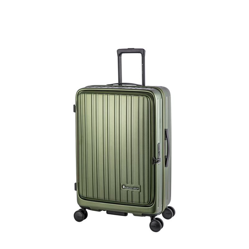 Daycrown 8528 Front Open Expandable Hinomoto Wheels Suitcase Luggage