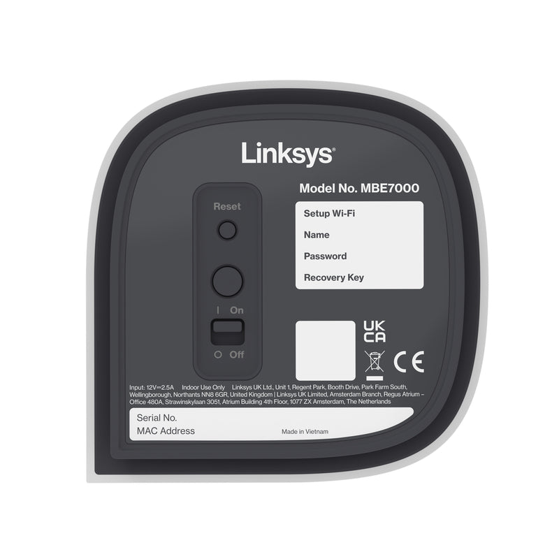 Linksys Velop Pro 7 三頻 BE11000 Mesh WiFi 7 路由器  (三支裝)