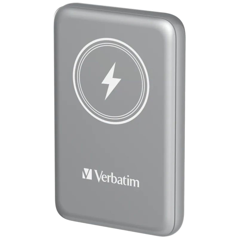 VERBATIM 10000mAh Magnetic Wireless Rechargeable Battery Power Bank