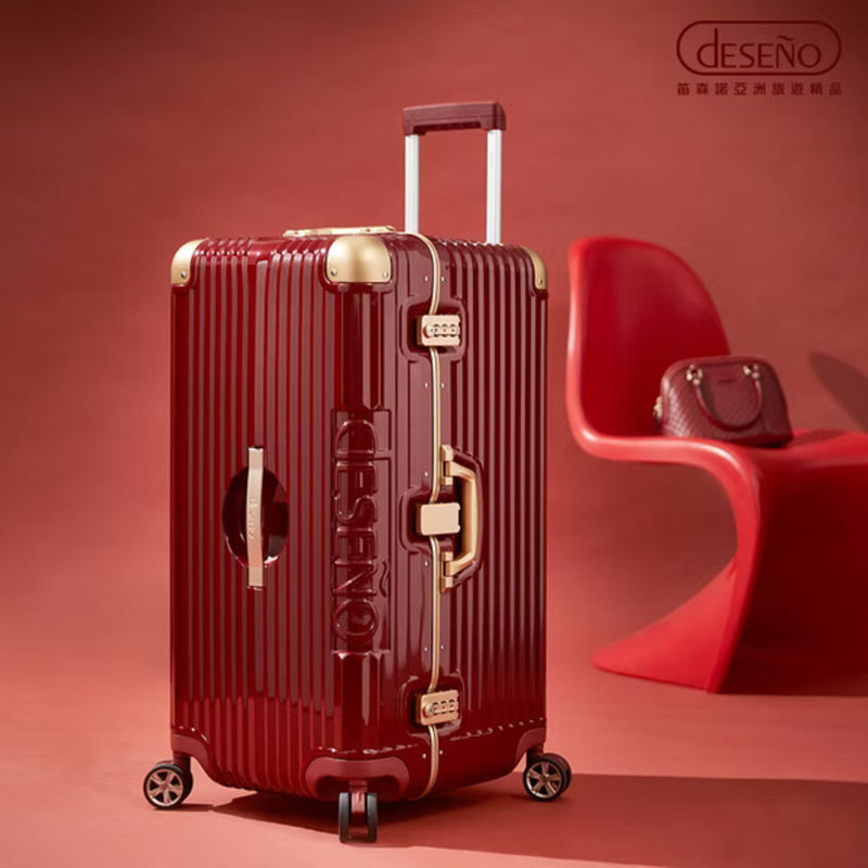 Deseno D2737S Trunk Aluminum Frame Suitcase Luggage