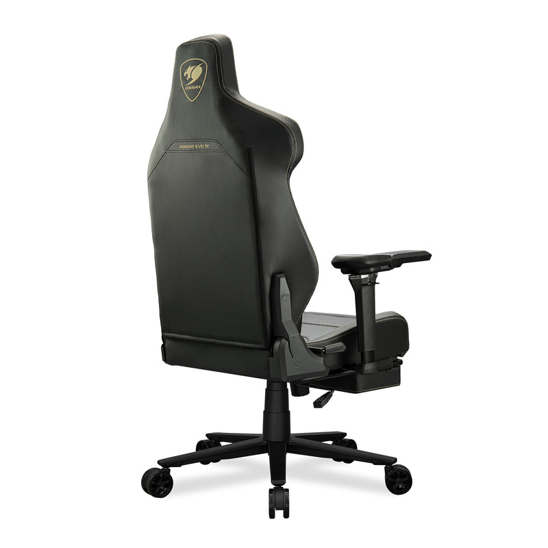 Cougar Armor EVO M Gaming Chair with 5D adjustable armrests and Retractable Footrest