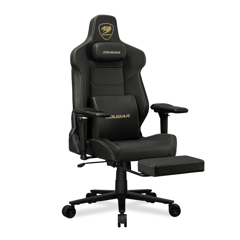 Cougar Armor EVO M Gaming Chair with 5D adjustable armrests and Retractable Footrest