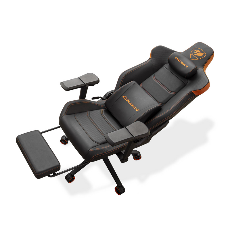 Cougar Armor EVO M Gaming Chair with 5D adjustable armrests and Retractable Footrest